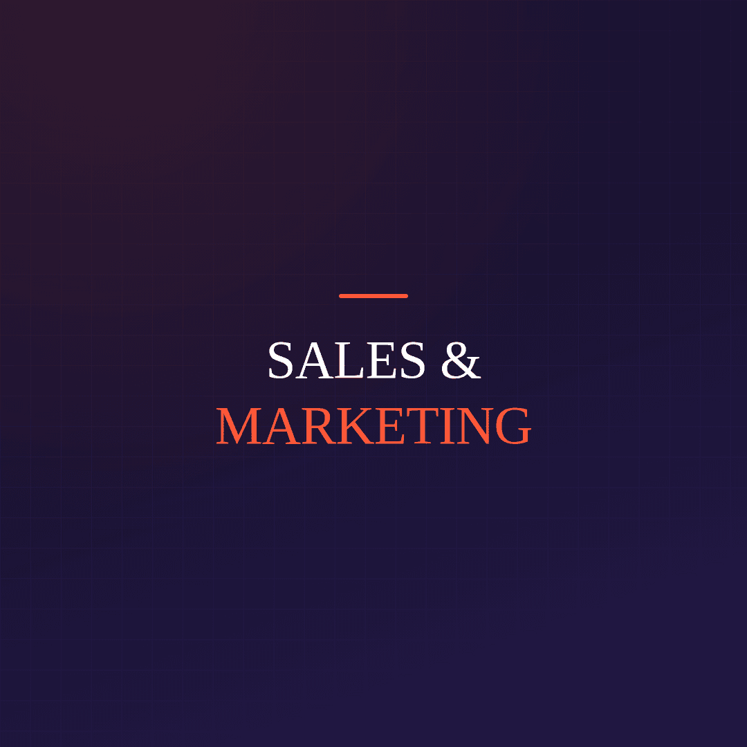 Sales & Marketing