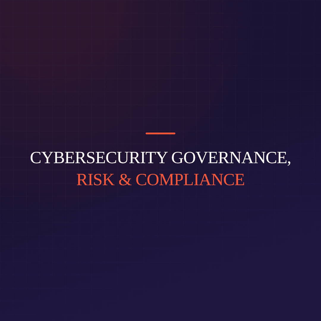 Cybersecurity Governance, Risk & Compliance Training