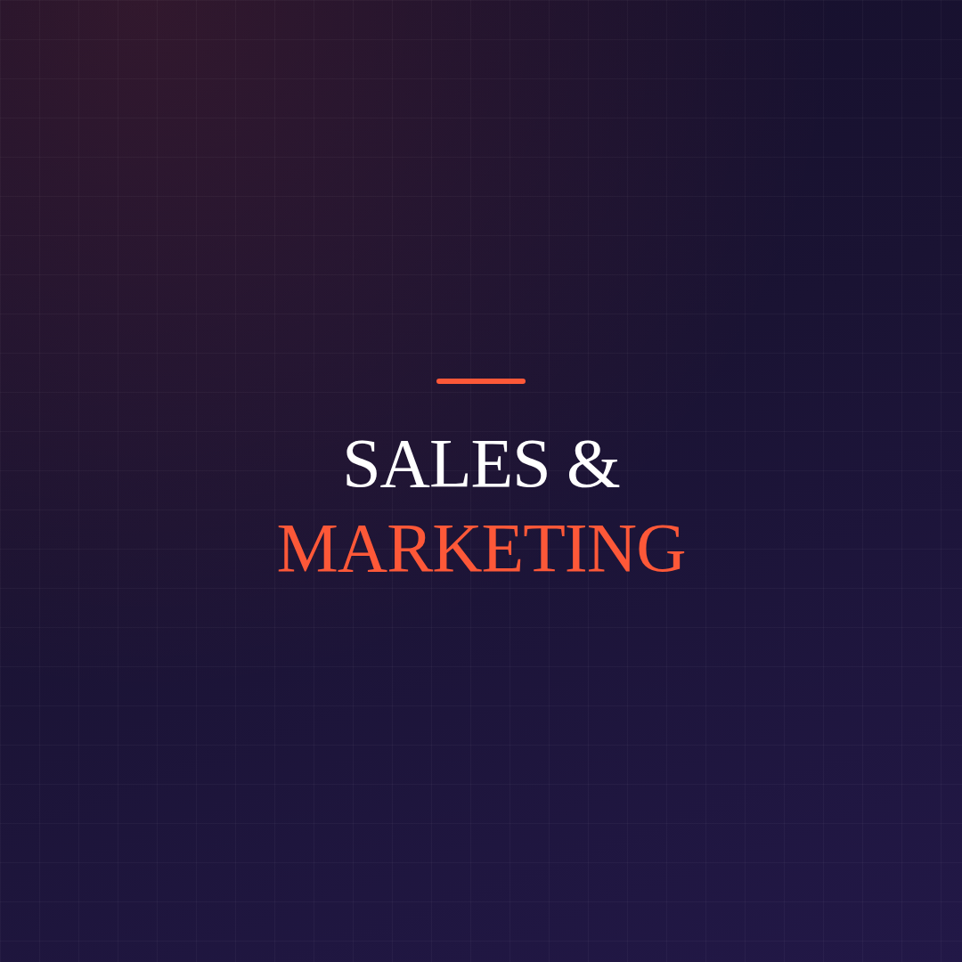 Sales & Marketing