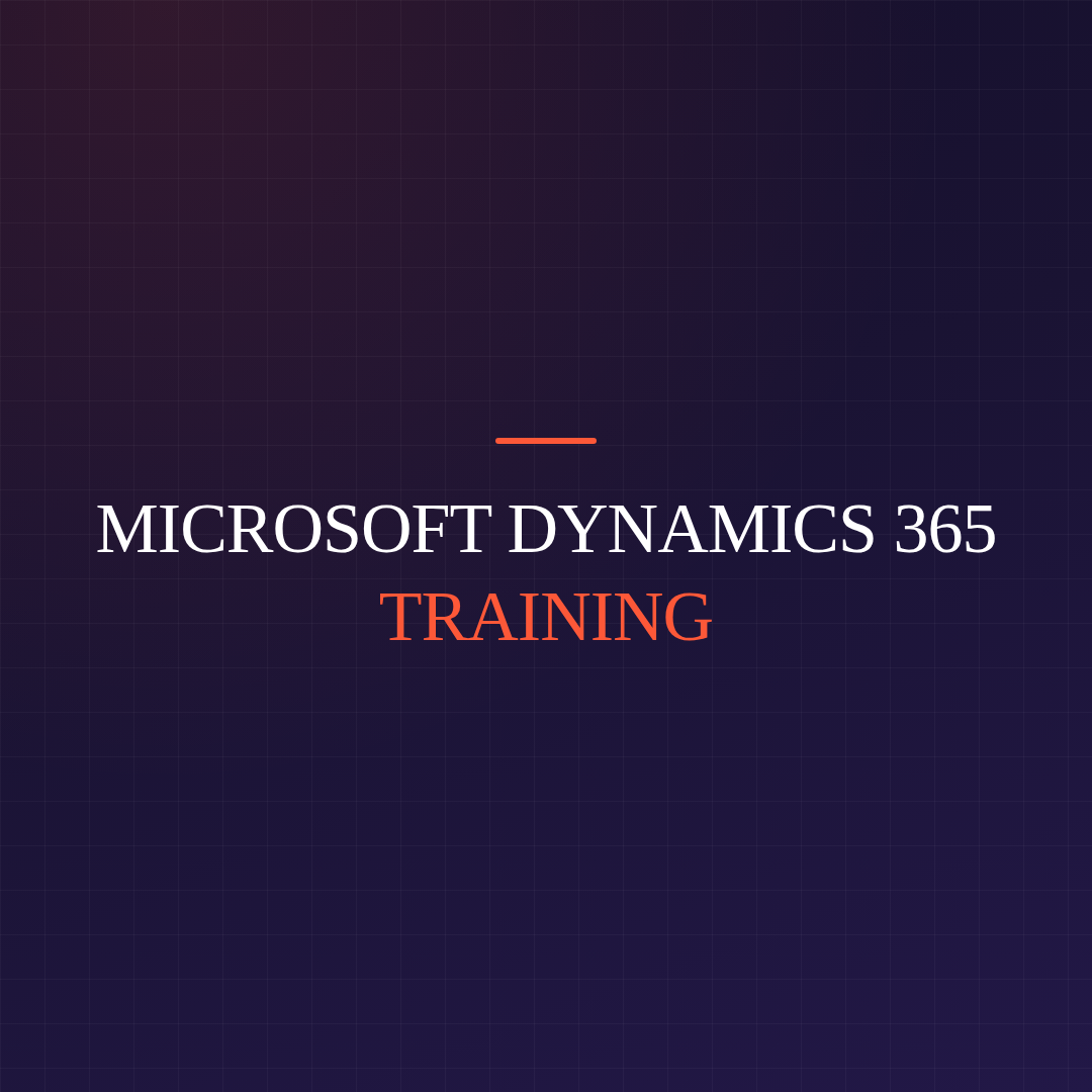 Microsoft Dynamics 365 Training