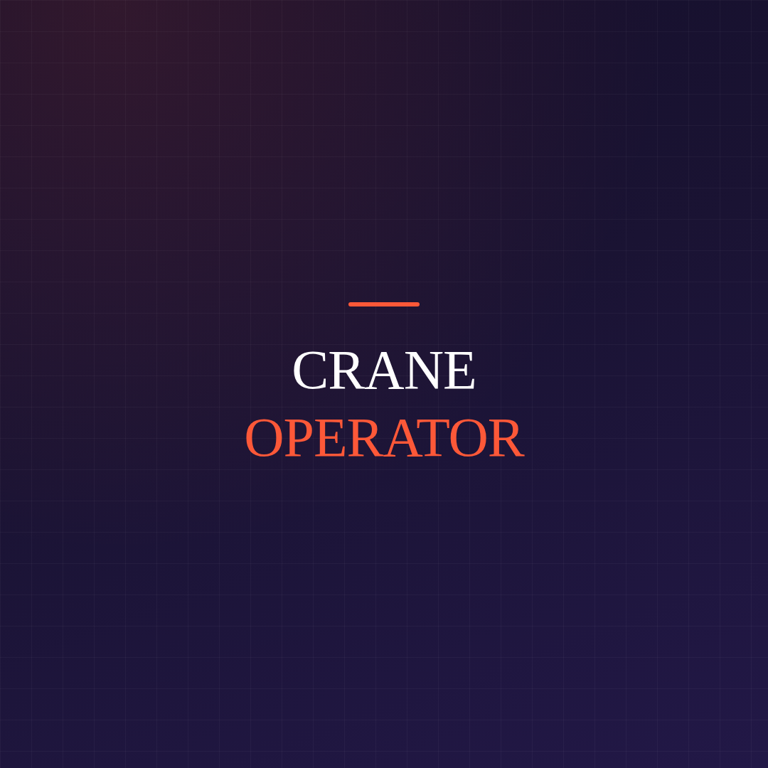 Crane Operator